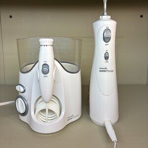 Waterpik Ultra Plus Water Flosser + Waterpik Cordless WP-120W & WP-470W